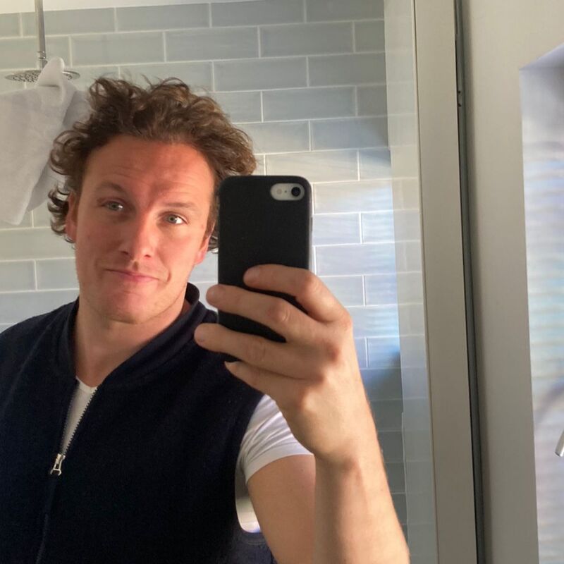 Guy, erg blij met hoe alles gelopen is