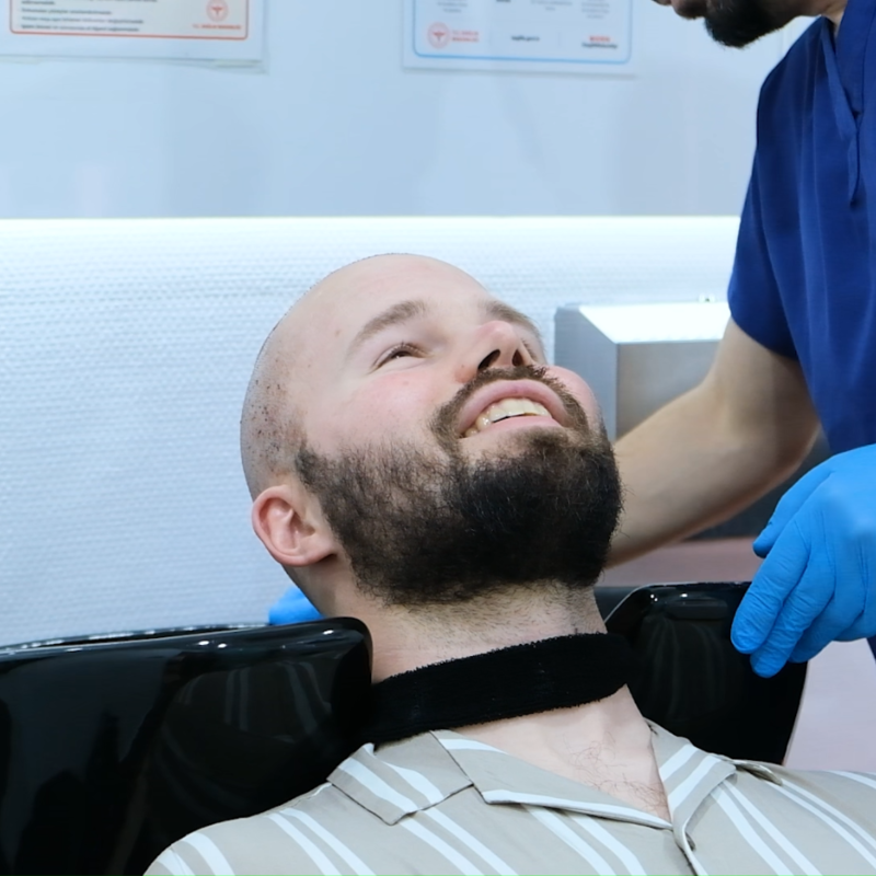Washing dag na haartransplantatie